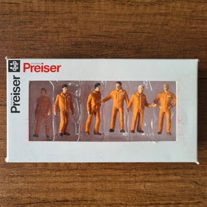 Preiser 68212 Muñecos Workers Mecánicos para Diorama a Escala 1/50