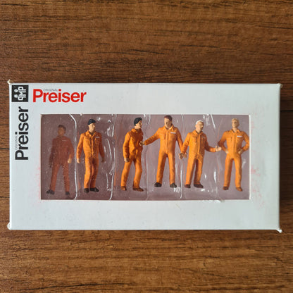 Preiser 68212 Muñecos Workers Mecánicos para Diorama a Escala 1/50