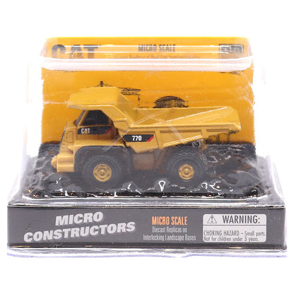 Diecast Masters 85982CS Micro Escala Camión Cat 770 con Base