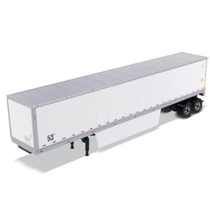 Diecast Masters 91021 Trailer Furgón Blanco Escala 1/50