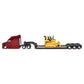 Diecast Masters 84419 Camabaja Peterbilt 579 con Tractor Cat D5M