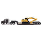 Diecast Masters 84420 Camabaja Kenworth T880 con Excavadora Cat 320D