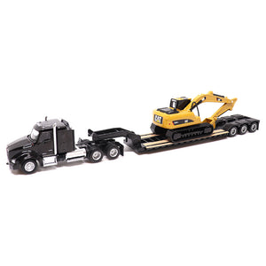 Diecast Masters 84420 Camabaja Kenworth T880 con Excavadora Cat 320D