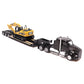 Diecast Masters 84420 Camabaja Kenworth T880 con Excavadora Cat 320D