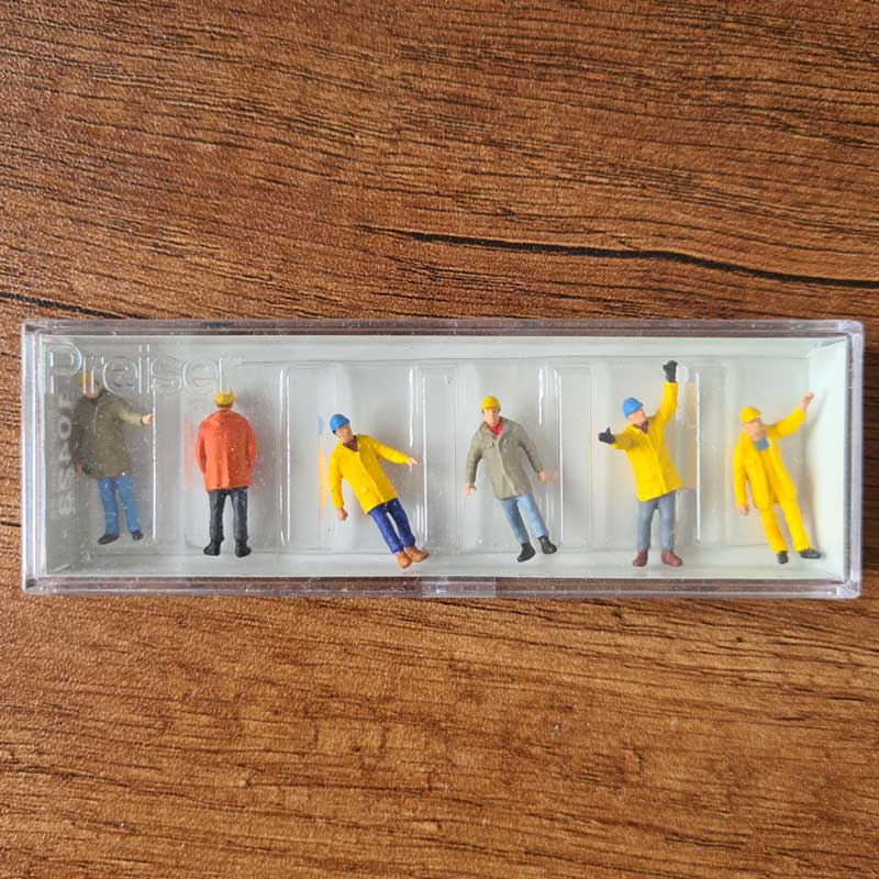 Preiser 10423 Muñecos Workers ingenieros para Diorama a Escala 1/87