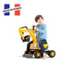 FalkToys 135 Excavadora JCB de Empuje Montable con Caso