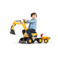 FalkToys 135A Excavadora Case de Empuje Montable con Tolva