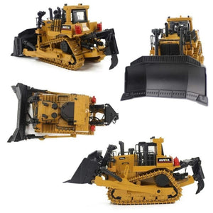 Huina 1700 Tractor de Orugas Bulldozer Metálico Escala 1:50