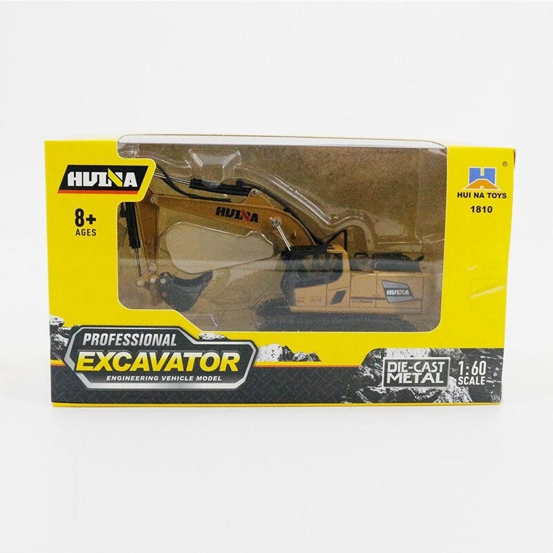 Huina 1810 Excavadora Hidráulica de Metal a Escala 1:60