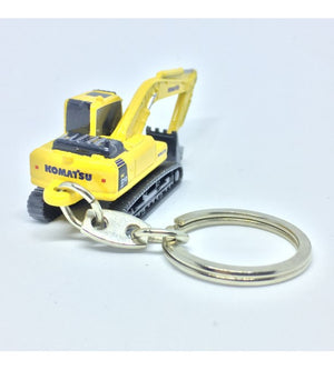 Llavero Excavadora Komatsu PC210 100% Metálico