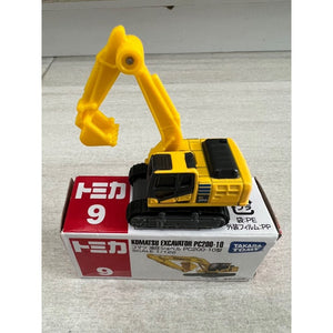 Tomica 9 Excavadora Komatsu PC200-10 Escala 1/122